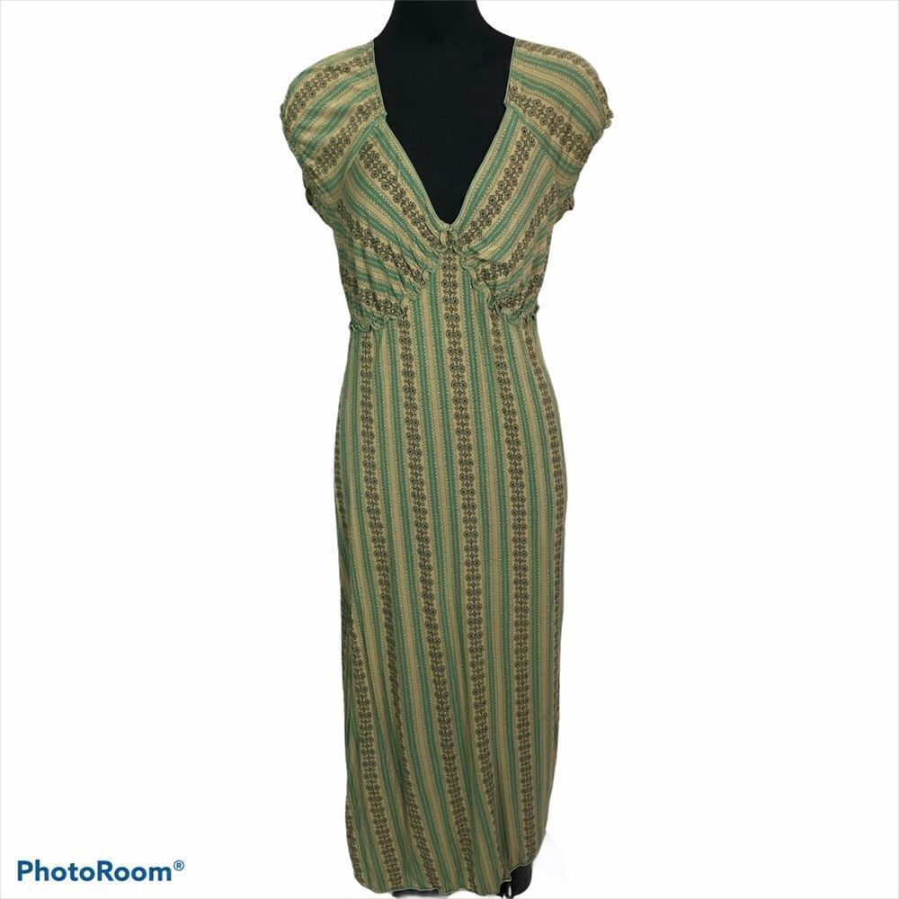 MSSP Green Y2K Summer Maxi Dress - Women’s‎ XS